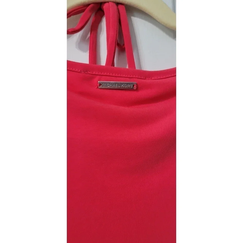 Michael Kors Strappy Long‎ Sleeve Mini Dress Size Medium NWT A68